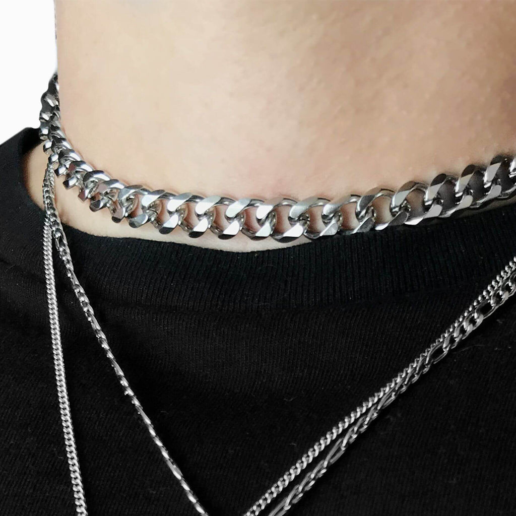 HEAVY CUBAN CHAIN RARE-ROMANCE™️ RARE-ROMANCEJewelry - Jewelry - Fashion - silver - gold - necklace - pendant  - chain - choker 