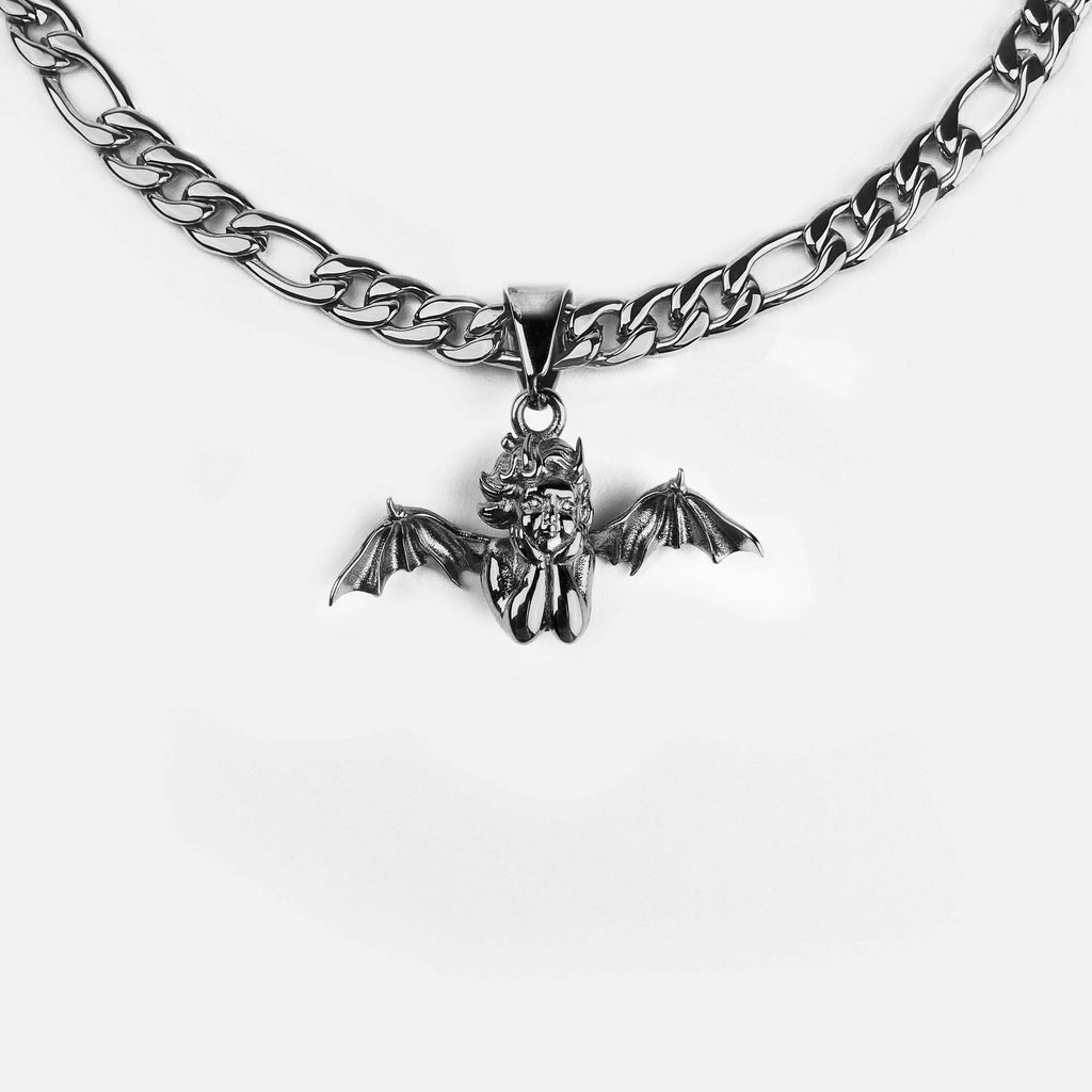 FALLEN ANGEL HEAVY FIGARO CHAIN RARE-ROMANCE™️ RARE-ROMANCEJewelry - Jewelry - Fashion - silver - gold - necklace - pendant  - chain - choker 