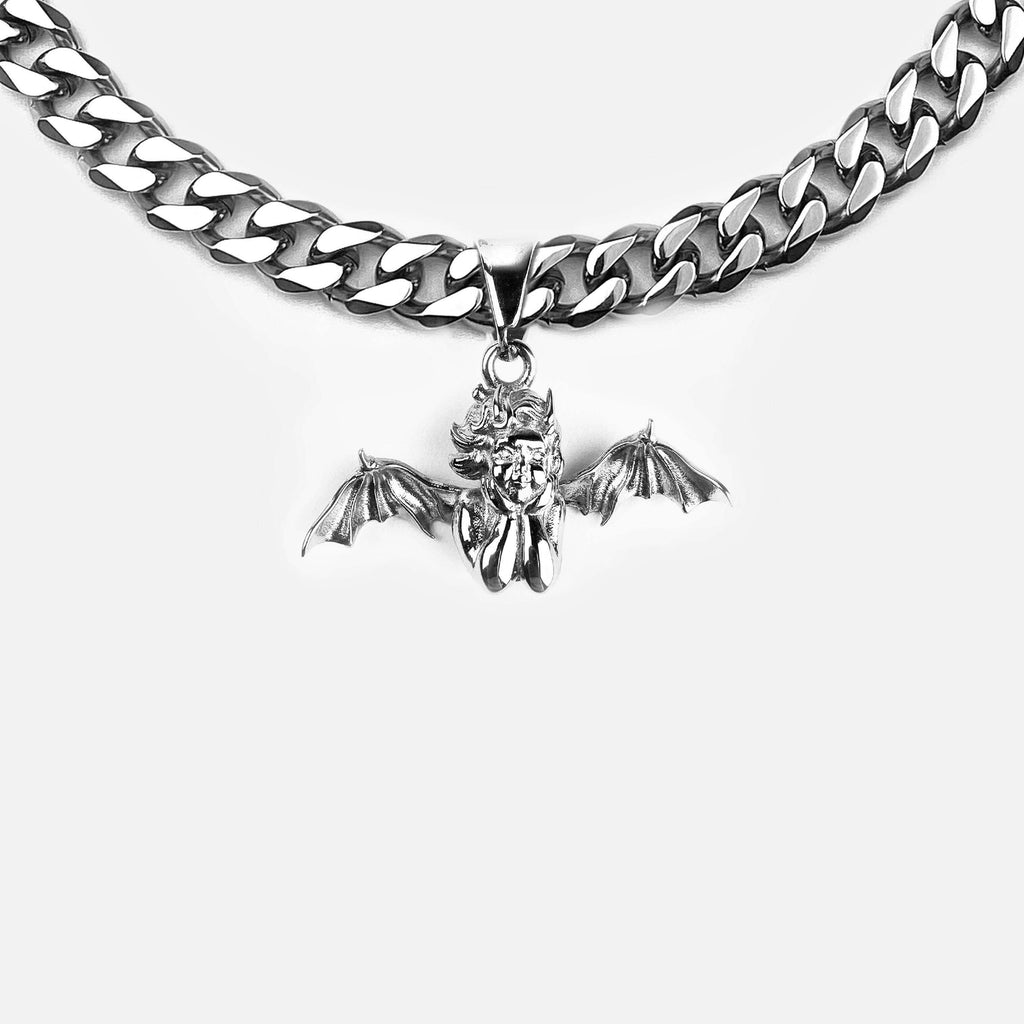 FALLEN ANGEL EXTRA HEAVY CUBAN CHAIN RARE-ROMANCE™️ RARE-ROMANCEJewelry - Jewelry - Fashion - silver - gold - necklace - pendant  - chain - choker 