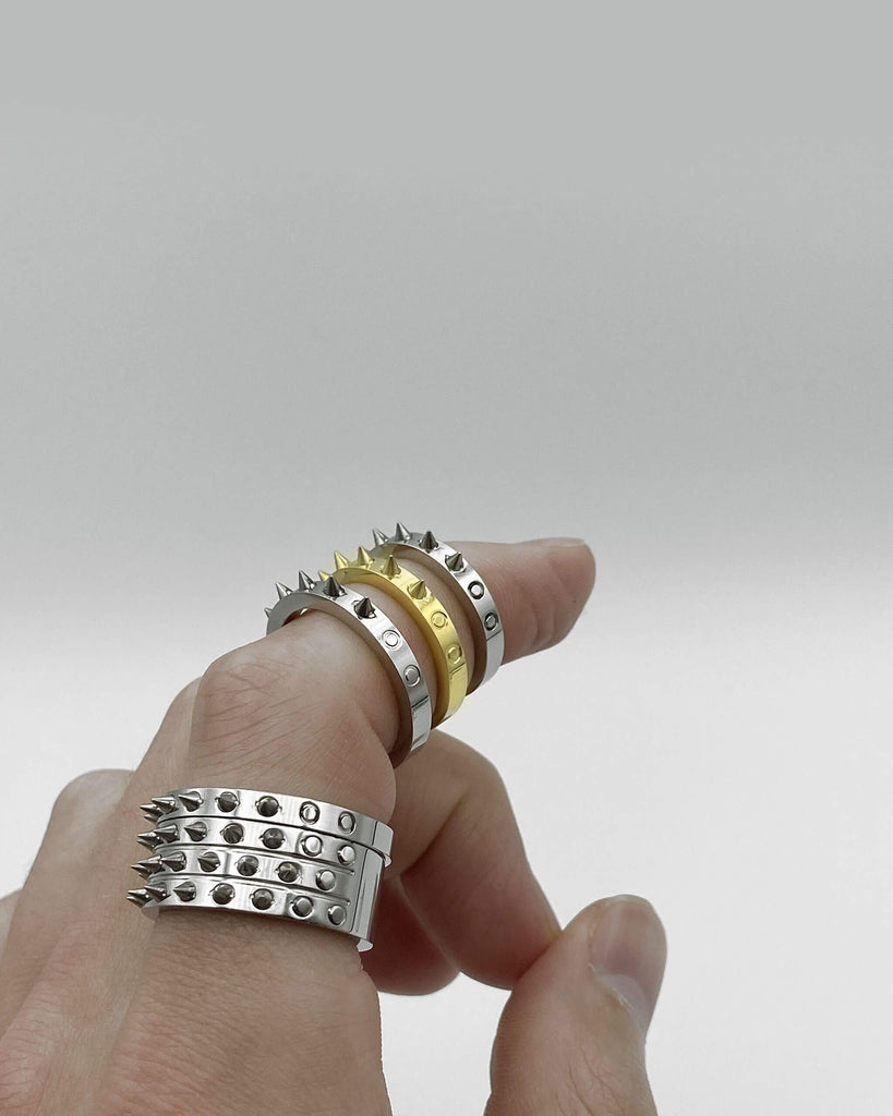 MICRO SPIKE SINGLE BAND RING RARE-ROMANCE™️ RARE-ROMANCEJewelry - Jewelry - Fashion - silver - gold - necklace - pendant  - chain - choker 