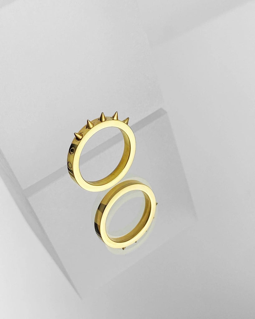 MICRO SPIKE SINGLE BAND RING RARE-ROMANCE™️ RARE-ROMANCEJewelry - Jewelry - Fashion - silver - gold - necklace - pendant  - chain - choker 