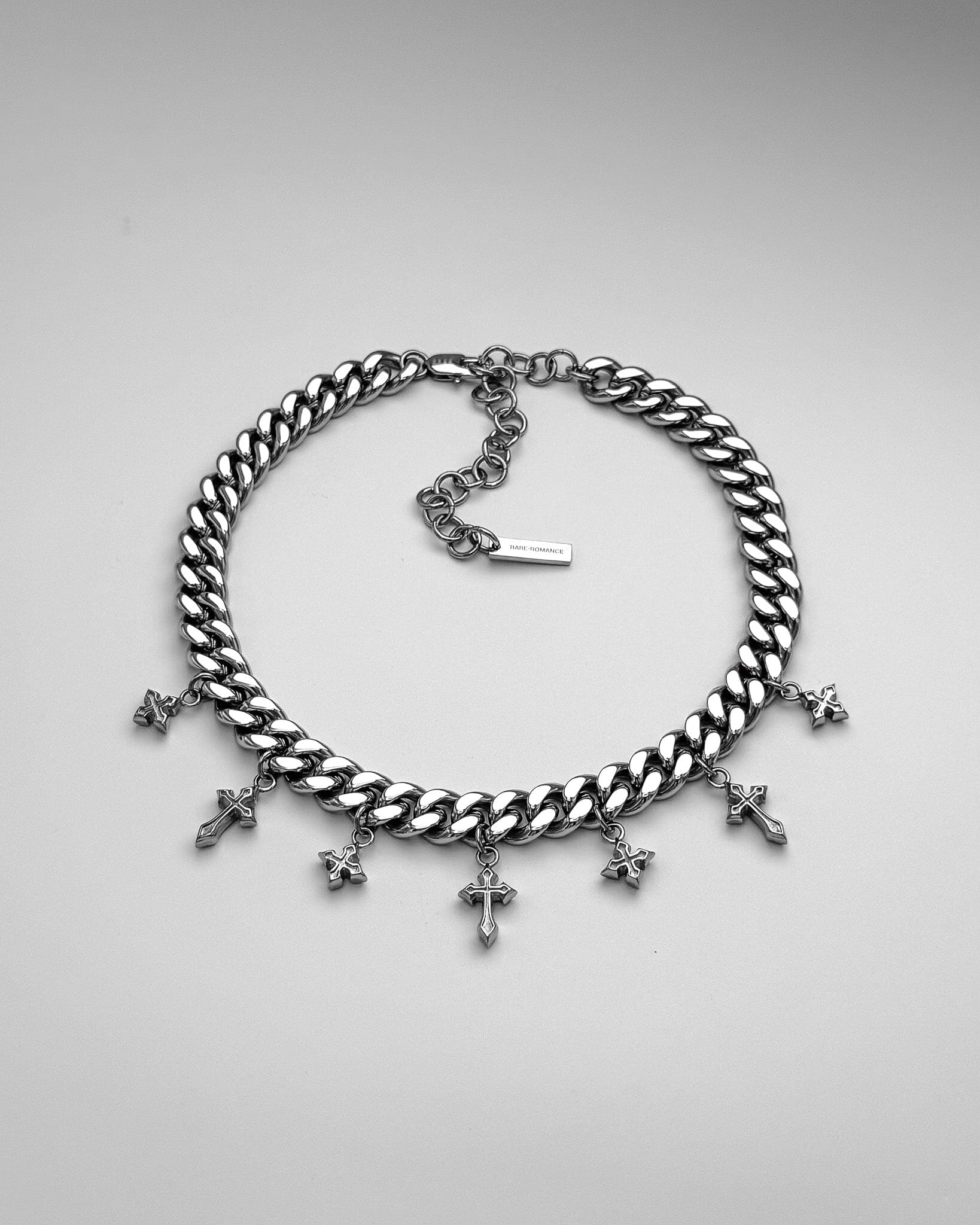 日本未入荷 RAREROMANCE / HEART CHARM CUBAN BRACELET Heart Charm Cuban Bracelet | RARE-ROMANCE™