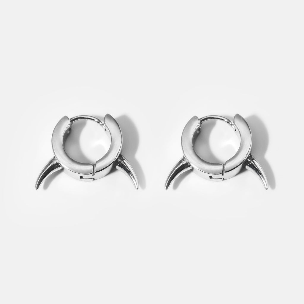 HORN HOOP EARRING - RARE-ROMANCE