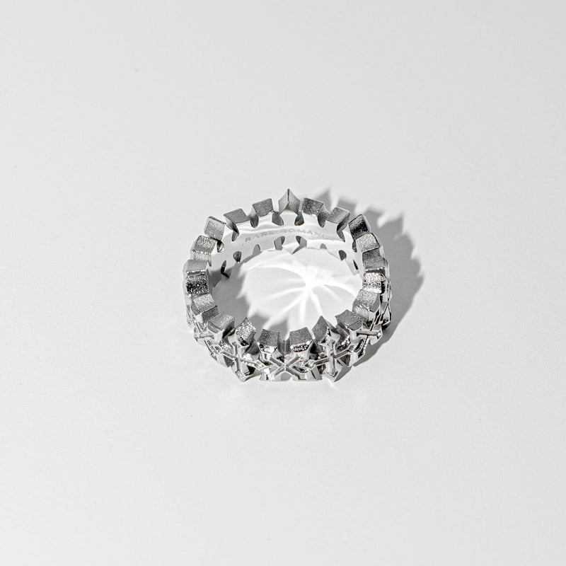 ETERNAL CROSS BAND RING LARGE top view