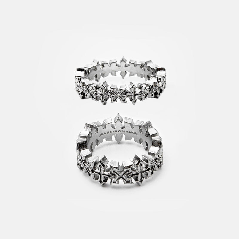 ETERNAL CROSS BAND RING SET
