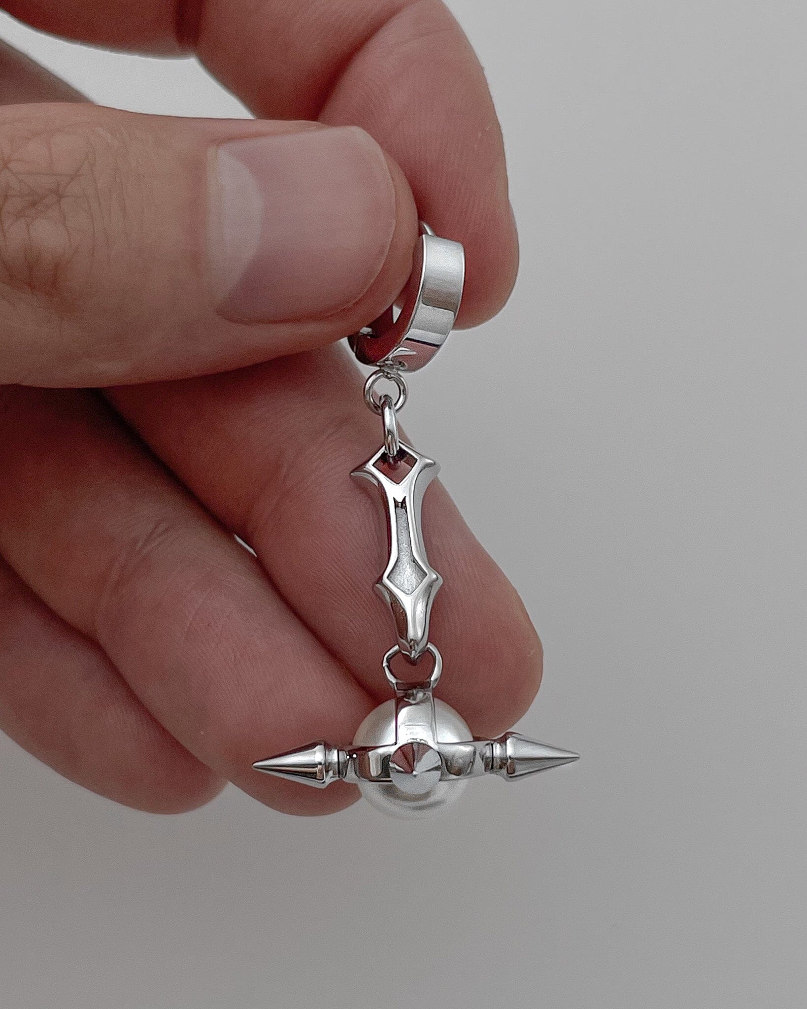 Spike Ball Pearl Earring | RARE-ROMANCE™