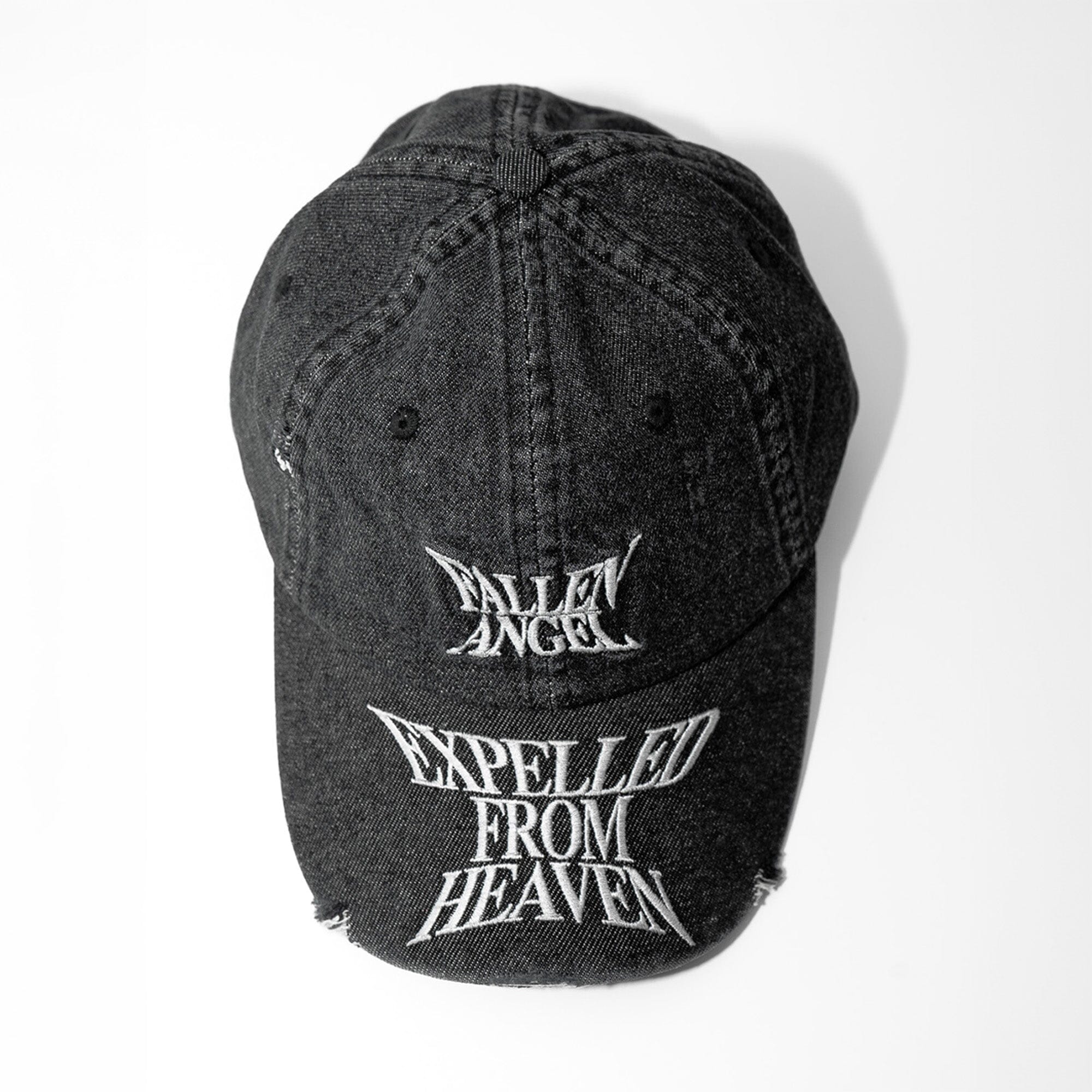 Fallen Angel Washed Denim Dad Hat | RARE-ROMANCE™