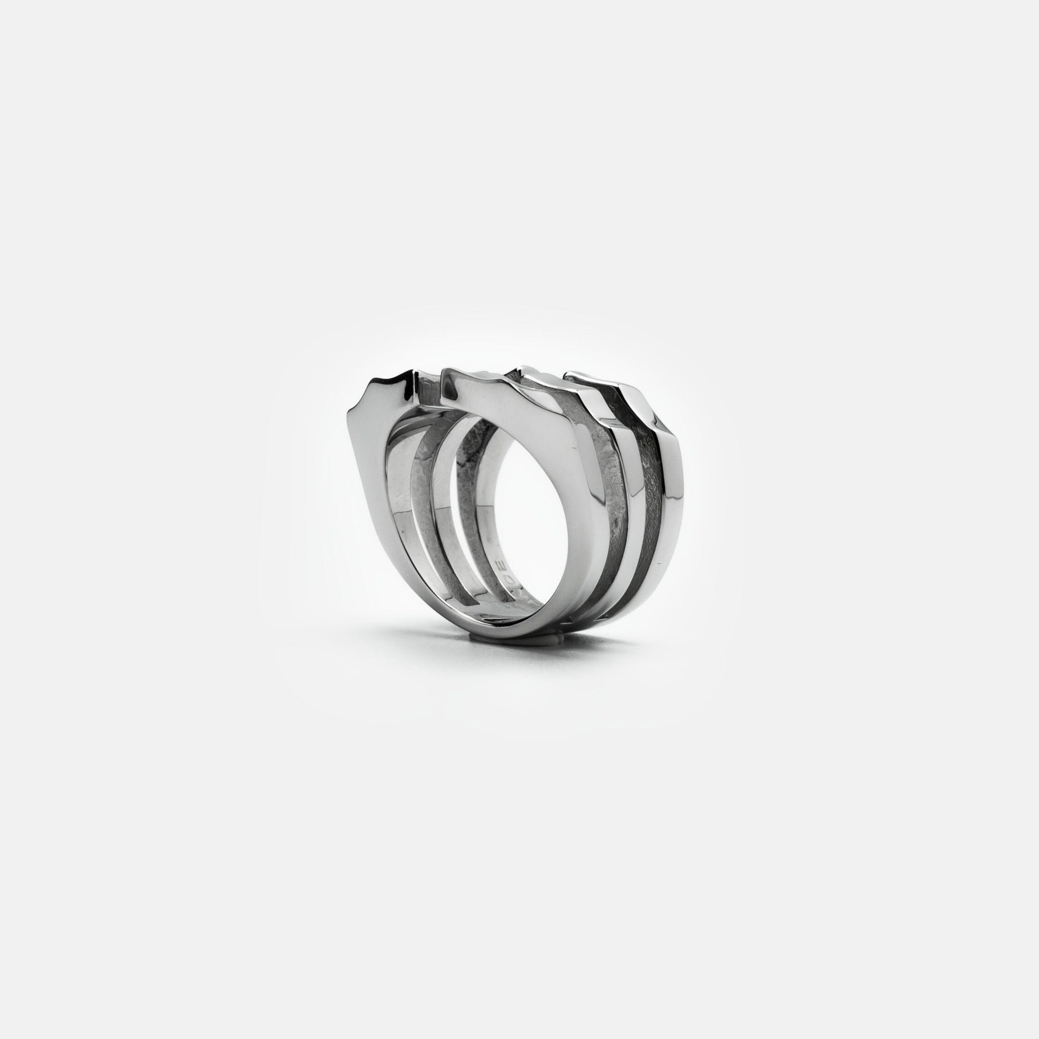 Caged Exo-Armour Ring | RARE-ROMANCE™