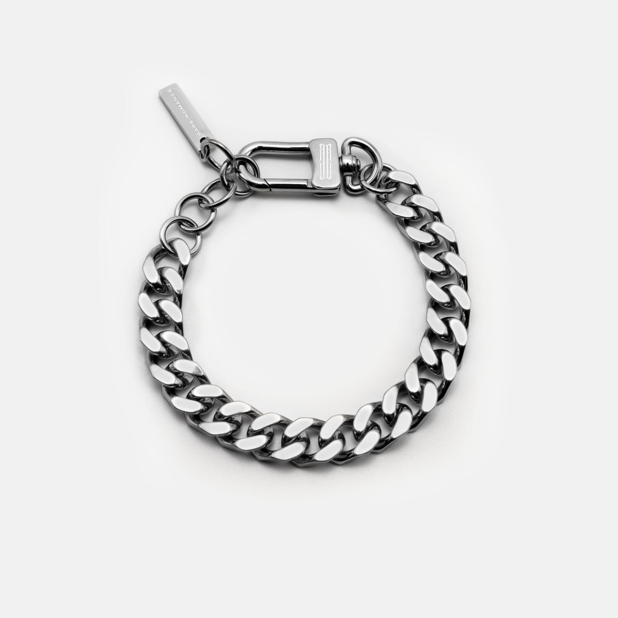 日本未入荷 RAREROMANCE / HEART CHARM CUBAN BRACELET Heart Charm Cuban Bracelet | RARE-ROMANCE™