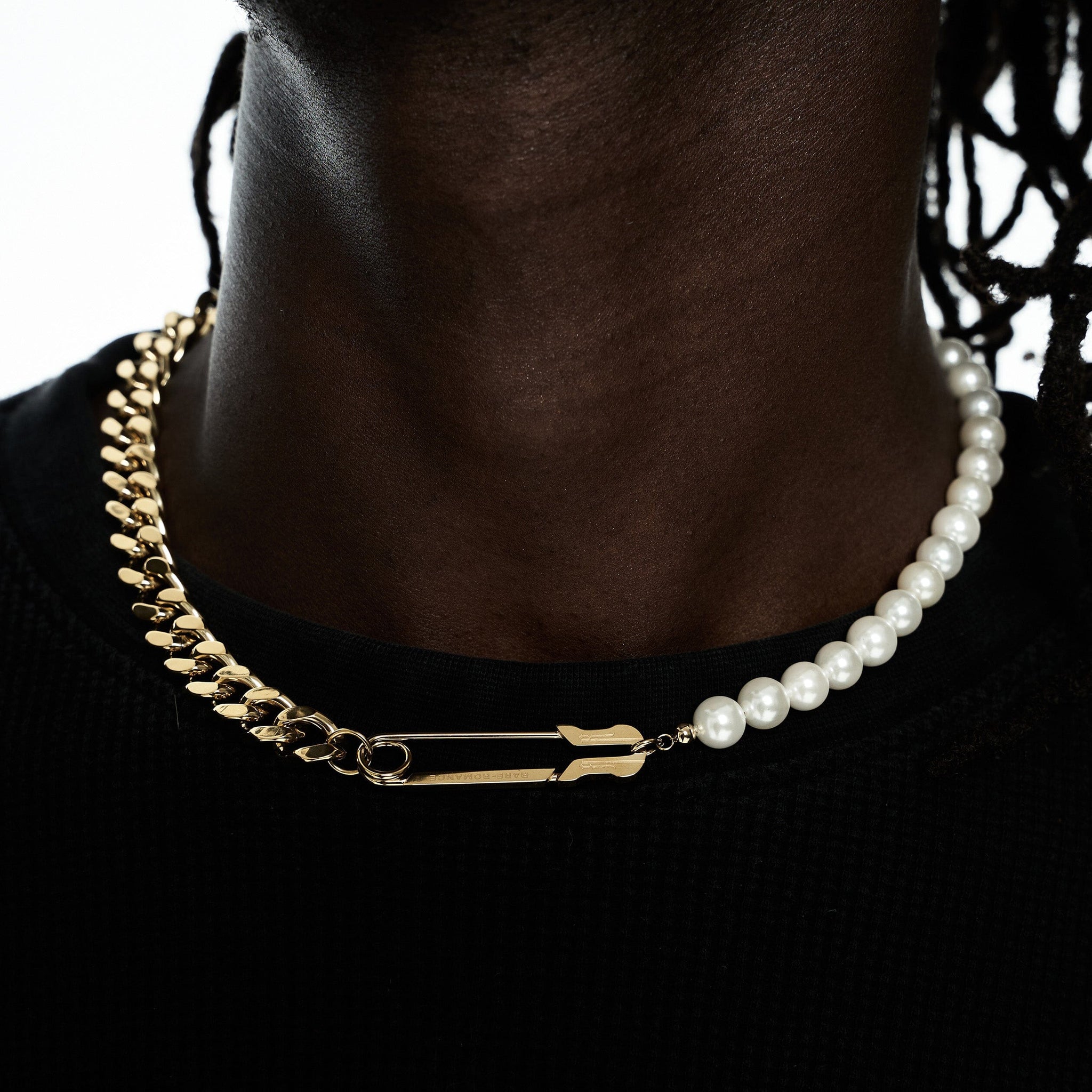 Shihara Half Pearl Chain Earring 45° | Tortoise General Store