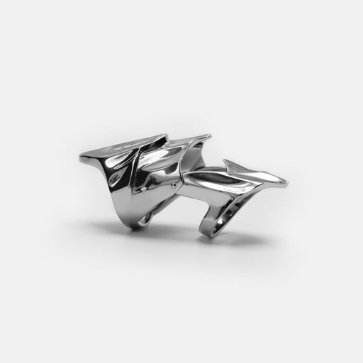 HINGED EXO-ARMOUR RING - RARE-ROMANCE
