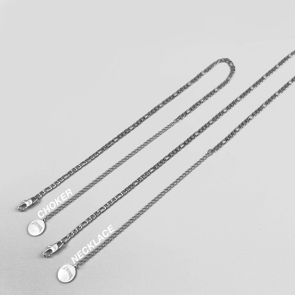 FALLEN ANGEL FIGARO NECKLACE RARE-ROMANCE™️ RARE-ROMANCEJewelry - Jewelry - Fashion - silver - gold - necklace - pendant  - chain - choker 