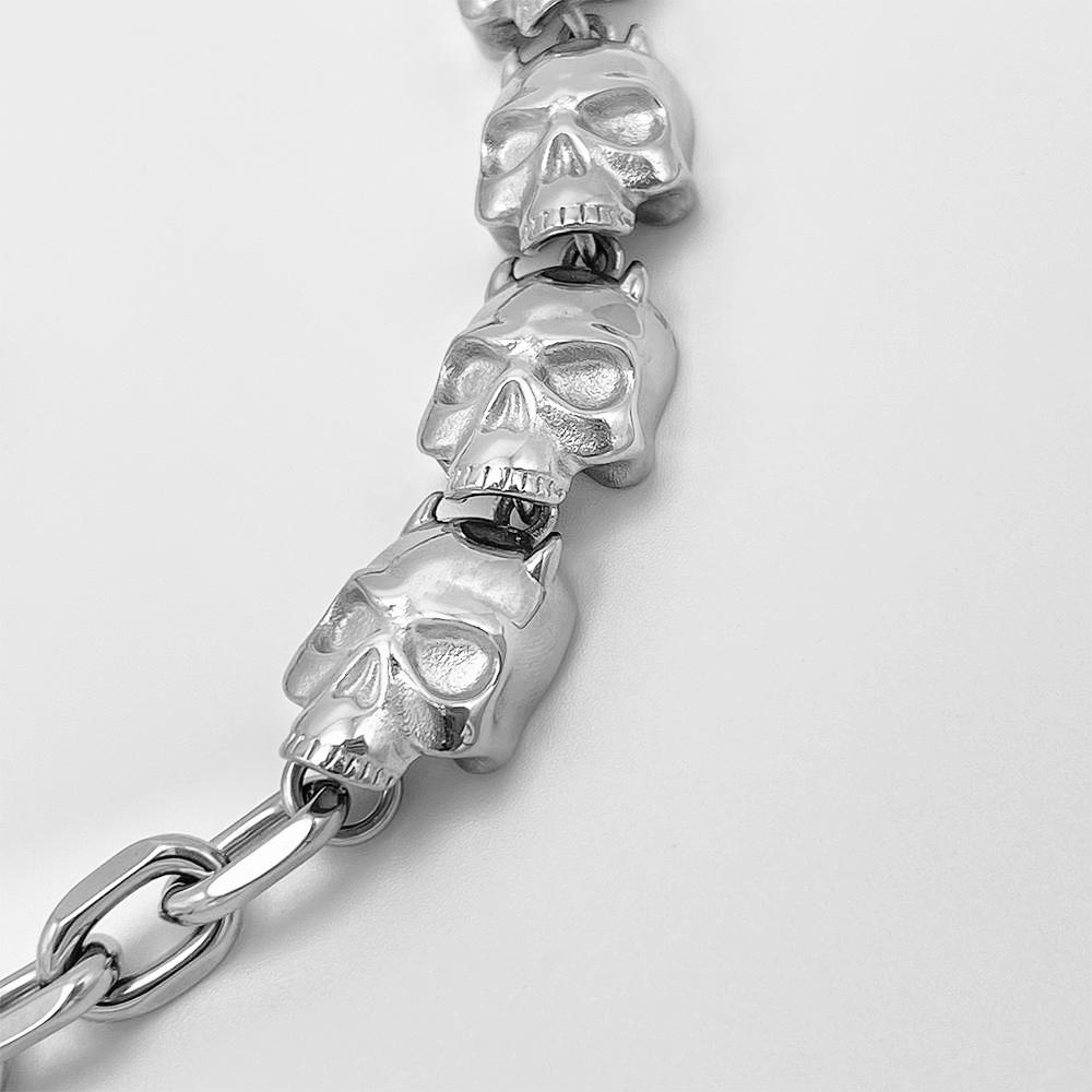 Demon Skull Link Chain RARE ROMANCE