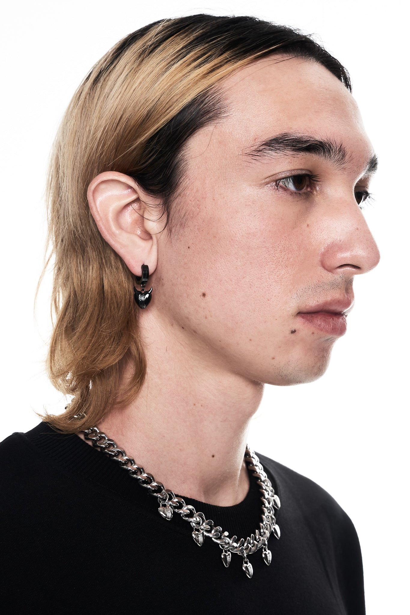 Heart Charm Cuban Chain | RARE-ROMANCE™