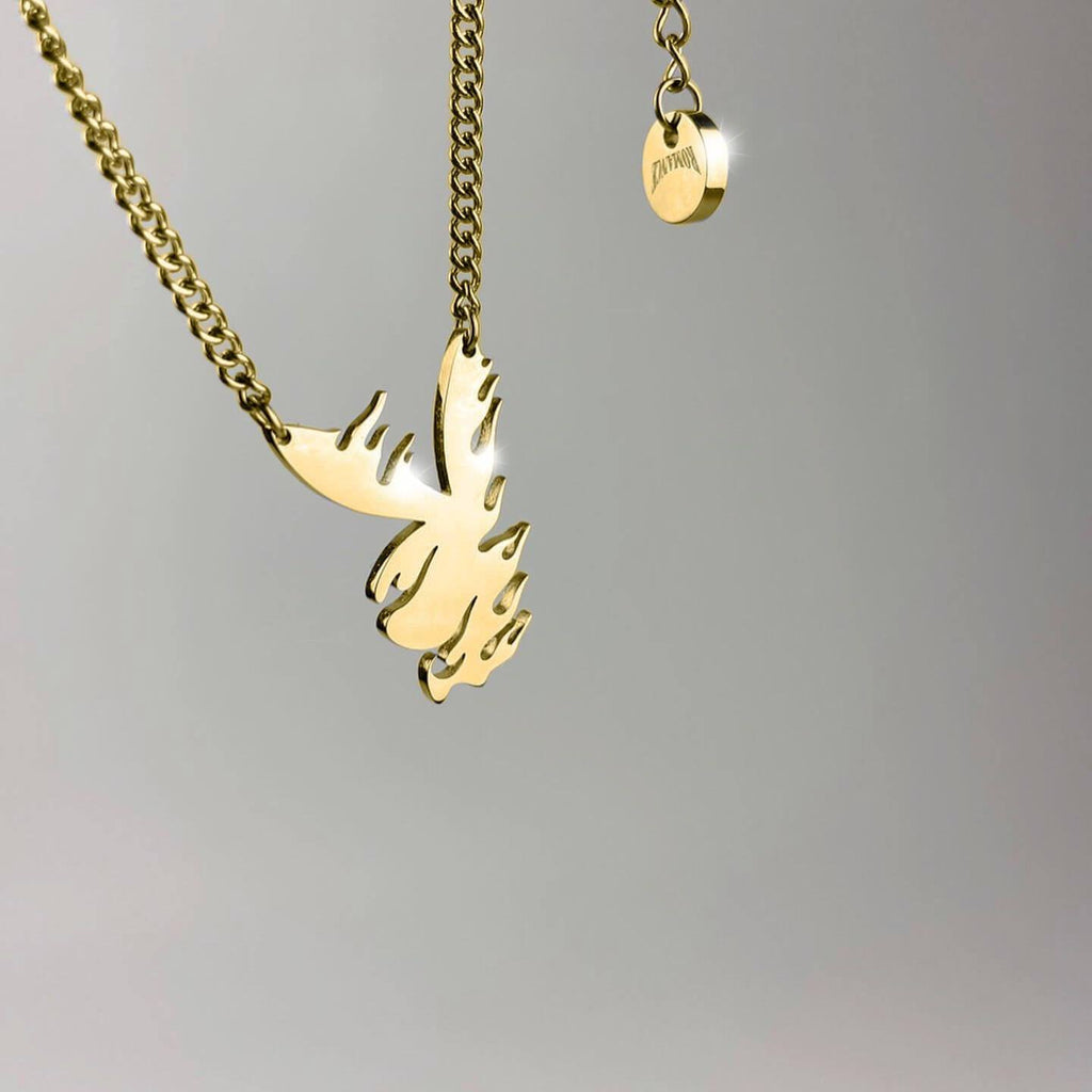 FLAMEBOI BUNNY NECKLACE RARE-ROMANCE™️ RARE-ROMANCEJewelry - Jewelry - Fashion - silver - gold - necklace - pendant  - chain - choker 