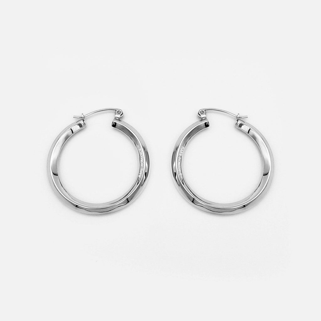 EXTRUDED HOOP EARRINGS RARE-ROMANCE™️ RARE-ROMANCEJewelry - Jewelry - Fashion - silver - gold - necklace - pendant  - chain - choker 