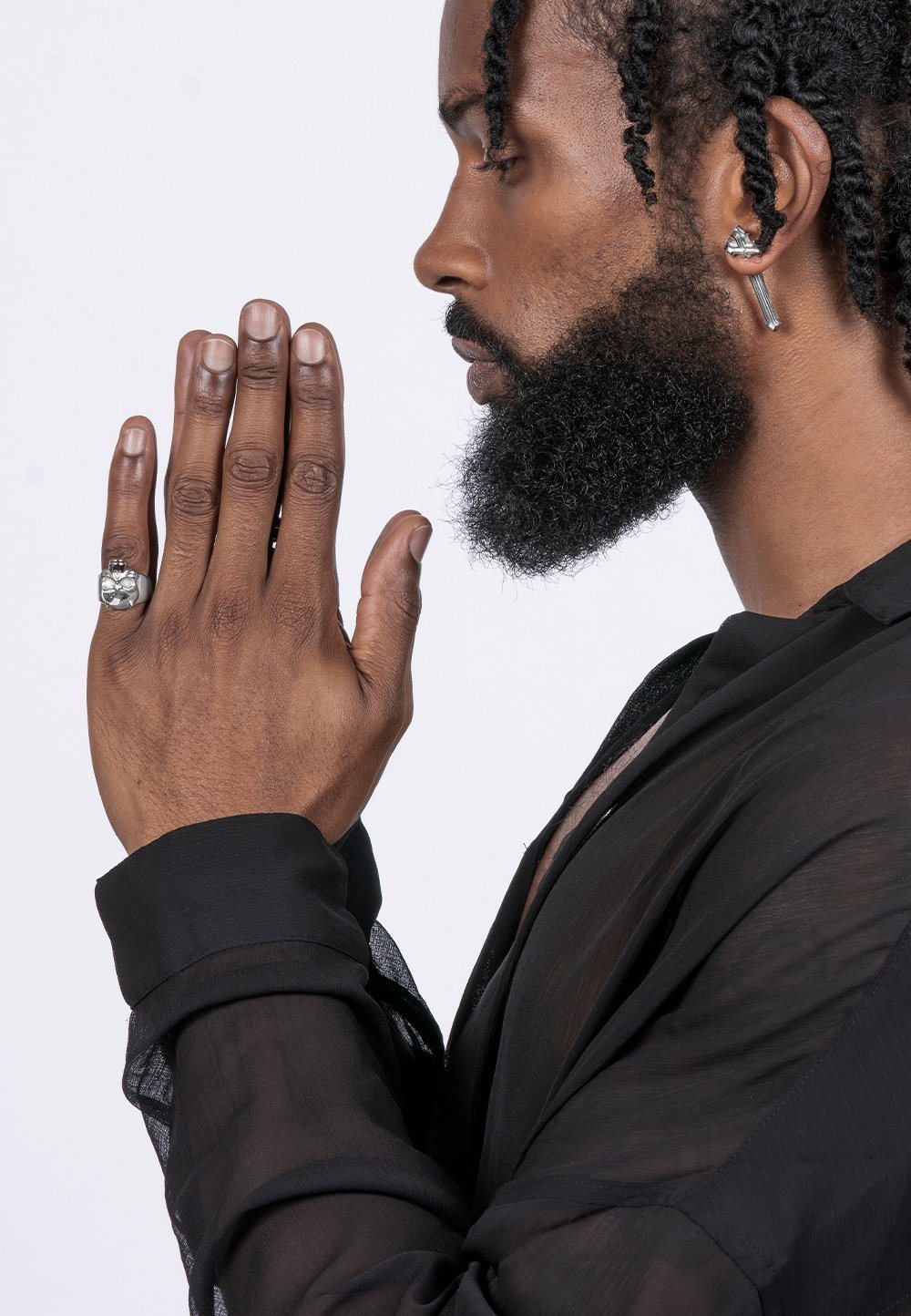 指輪・リング RAREROMANCE Double Demon Skull Ring Demon Skull Ring | RARE-ROMANCE™