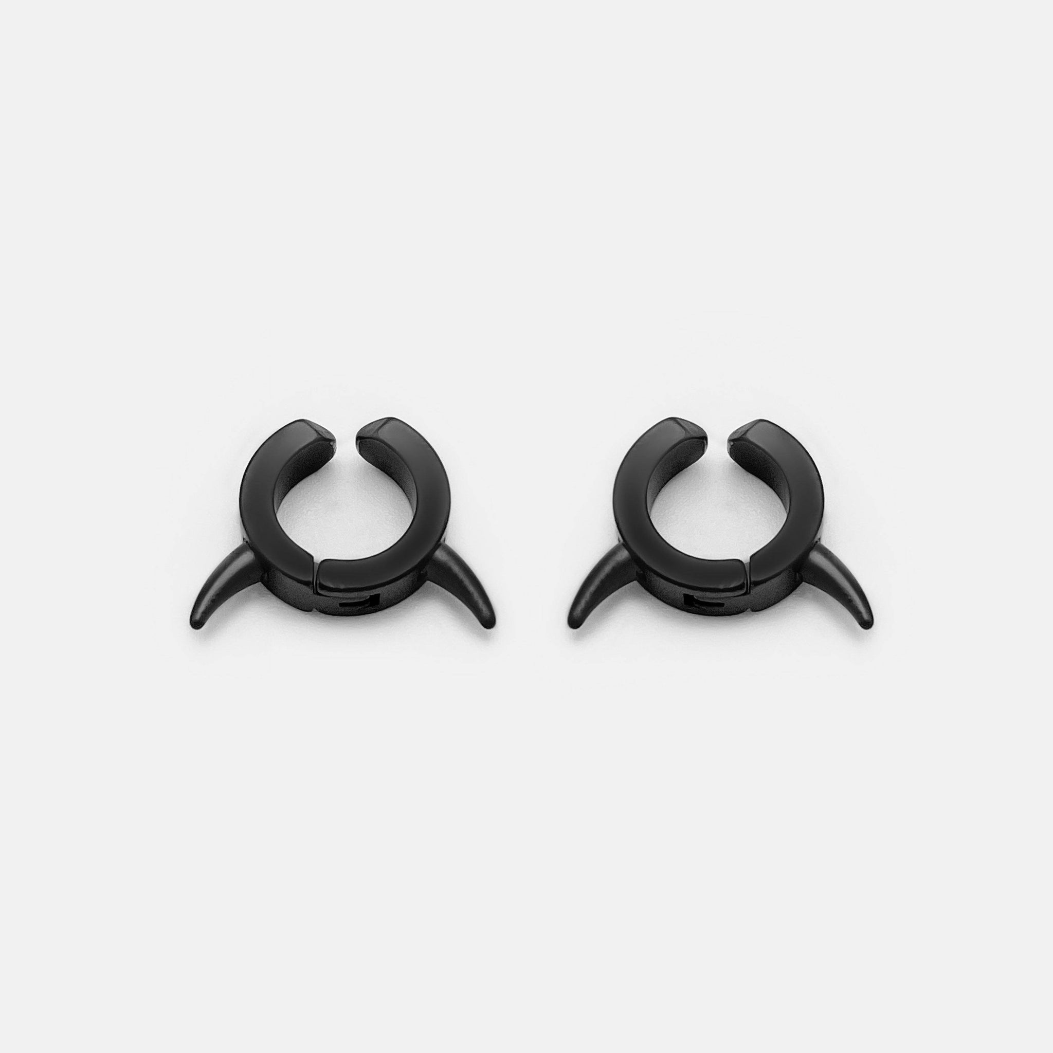 RAREROMANCE Horn Hoop Cuff Earring イヤリング ペア Demon Horn hoop cuff | RARE-ROMANCE™