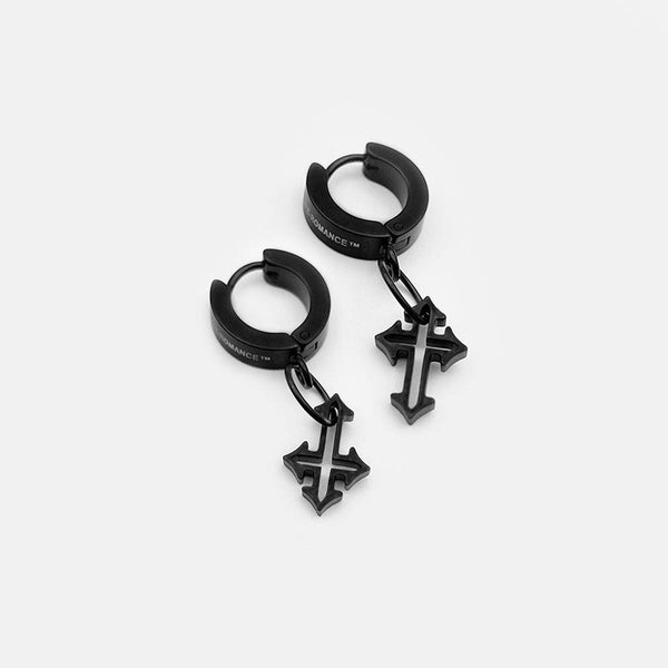 Invertible cross earring | RARE-ROMANCE™