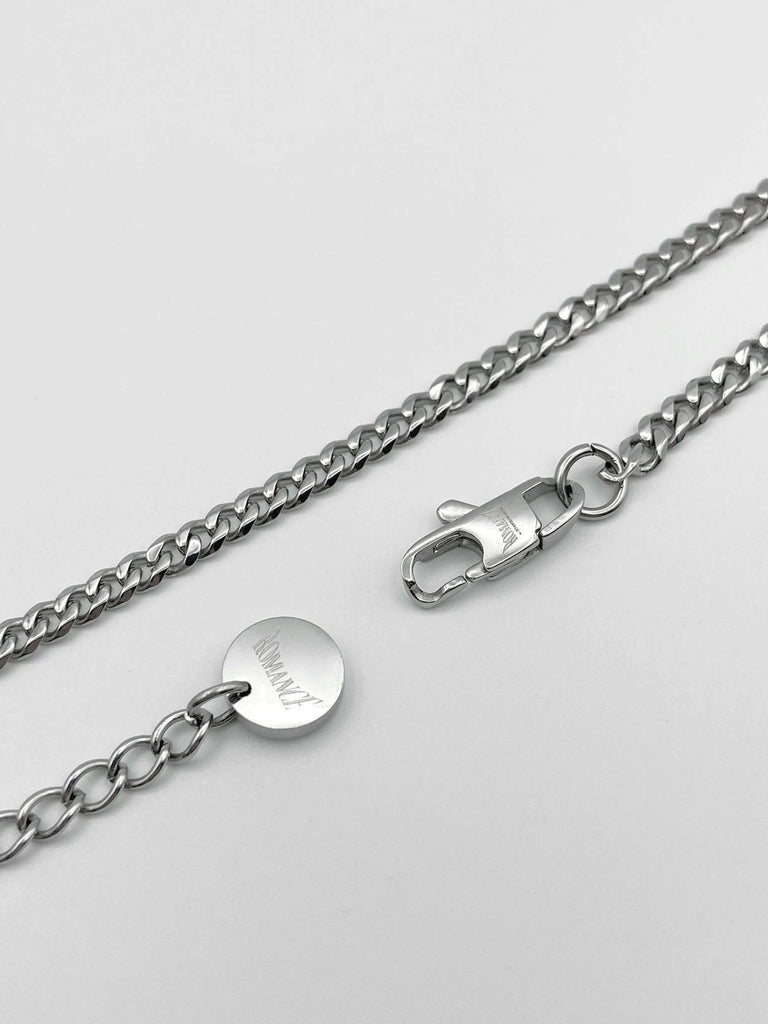 ESSENTIAL CROSS CUBAN NECKLACE RARE-ROMANCE™️ RARE-ROMANCEJewelry - Jewelry - Fashion - silver - gold - necklace - pendant  - chain - choker 