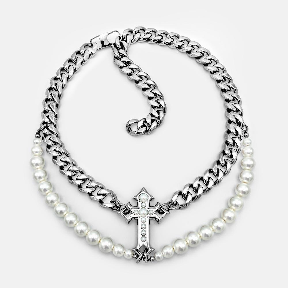 日本未発売♪ RAREROMANCE Statement Cross Pearl Chain GIFTS OVER $150 – RARE-ROMANCE