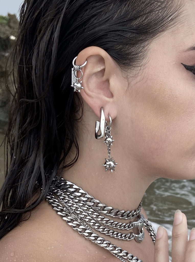 CHAIN LINK EARRING RARE-ROMANCE™️ RARE-ROMANCEJewelry - Jewelry - Fashion - silver - gold - necklace - pendant  - chain - choker 
